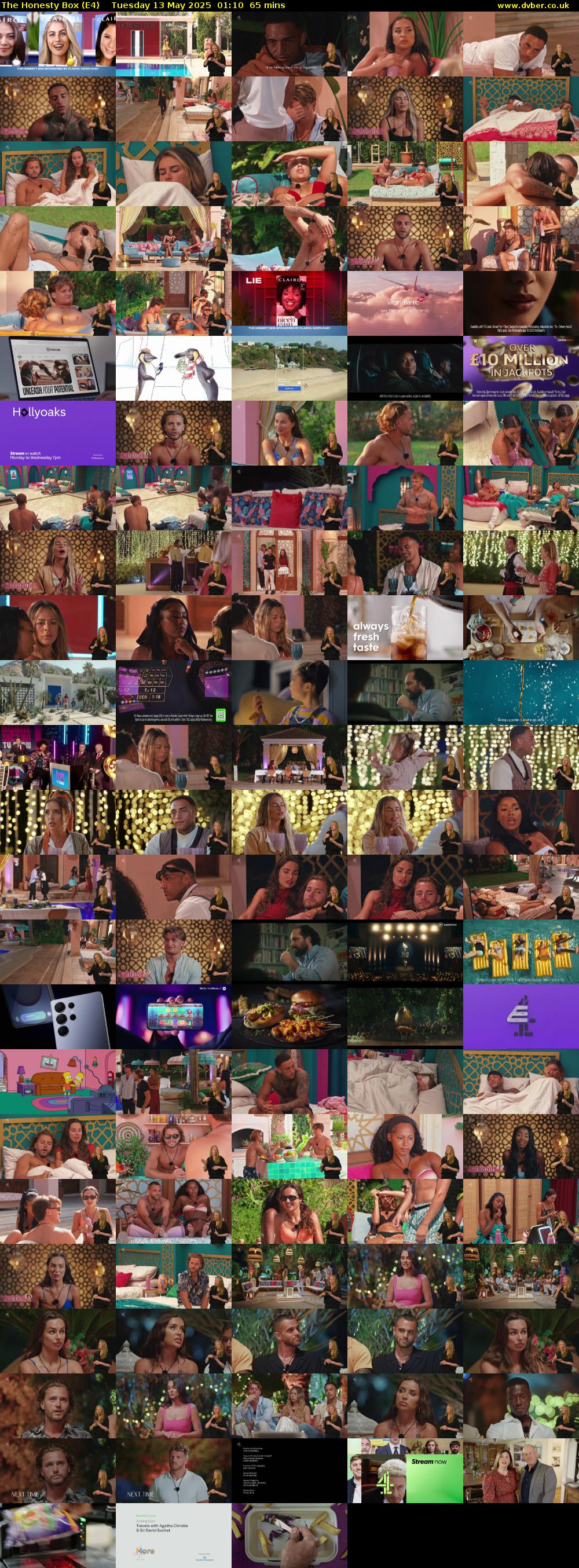 The Honesty Box (E4) Tuesday 13 May 2025 01:10 - 02:15
