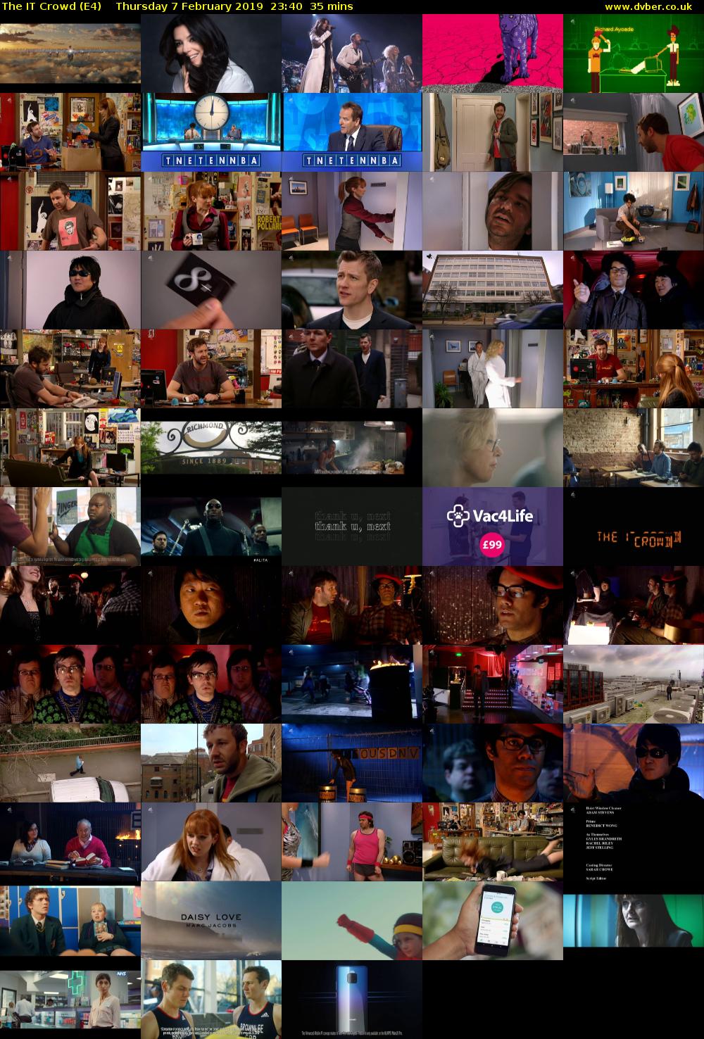 The IT Crowd (E4) Thursday 7 February 2019 23:40 - 00:15
