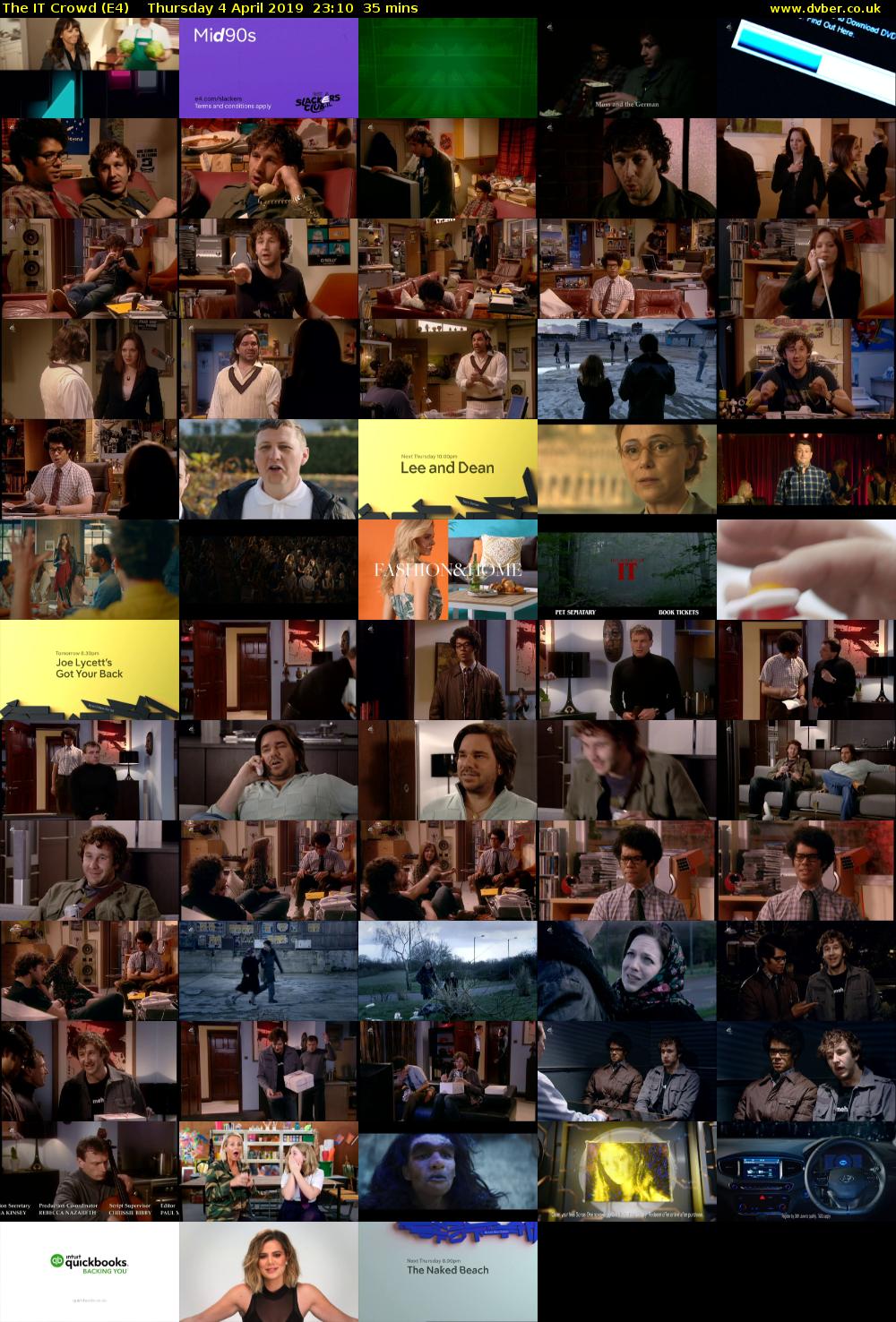 The IT Crowd (E4) Thursday 4 April 2019 23:10 - 23:45