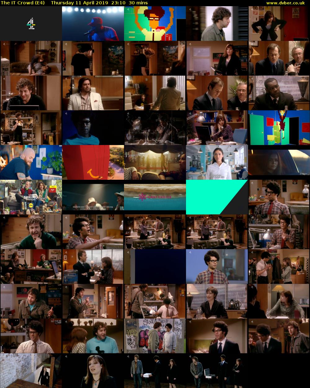 The IT Crowd (E4) Thursday 11 April 2019 23:10 - 23:40