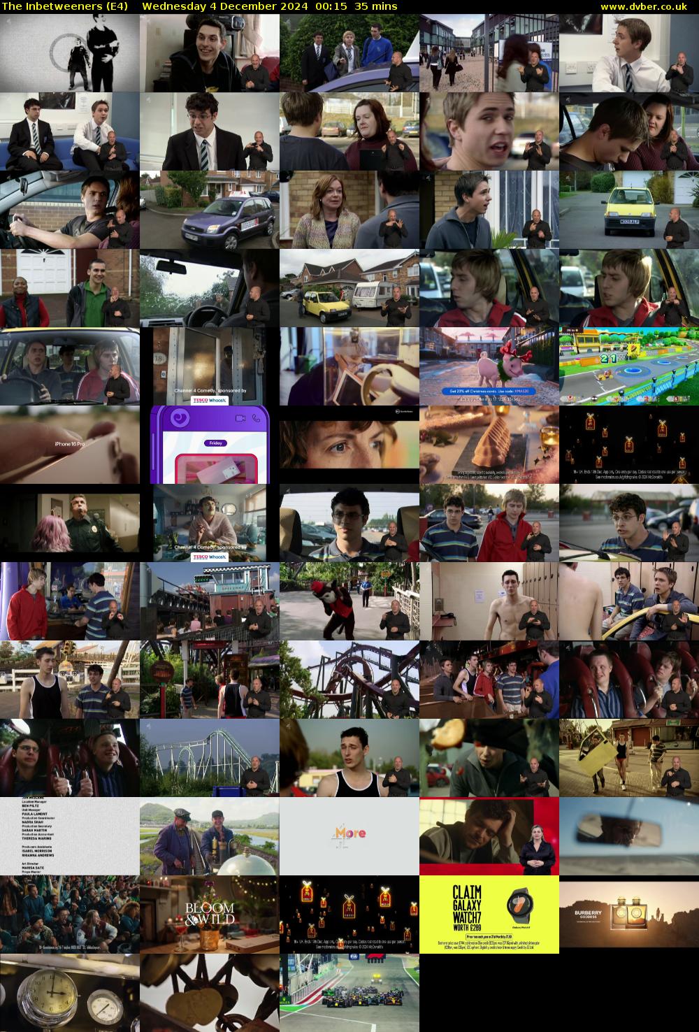 The Inbetweeners (E4) Wednesday 4 December 2024 00:15 - 00:50
