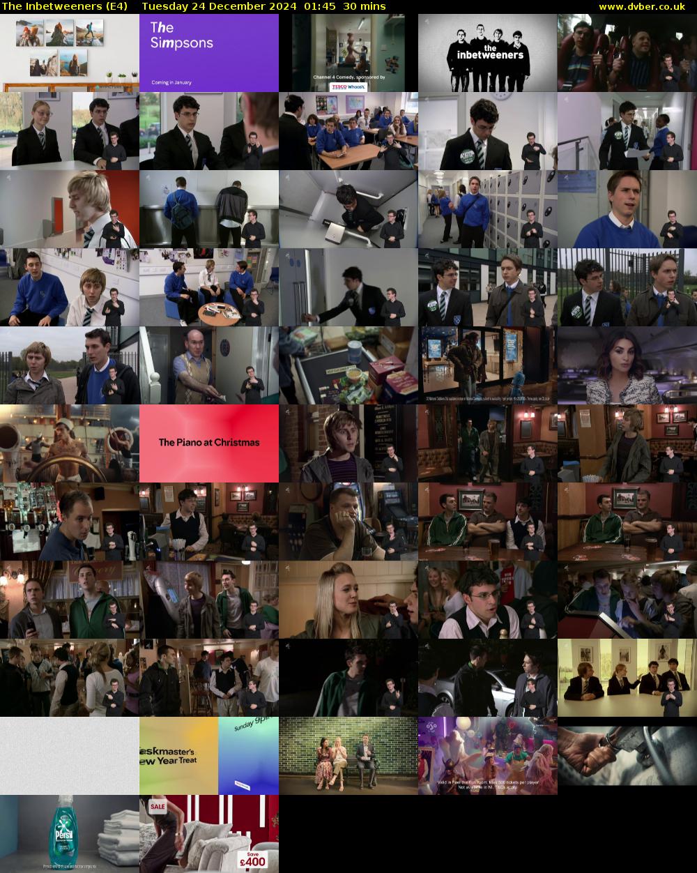 The Inbetweeners (E4) Tuesday 24 December 2024 01:45 - 02:15