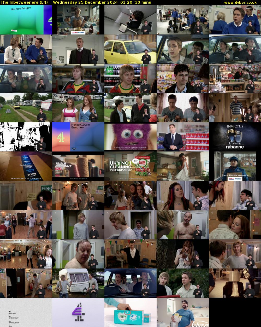 The Inbetweeners (E4) Wednesday 25 December 2024 01:20 - 01:50
