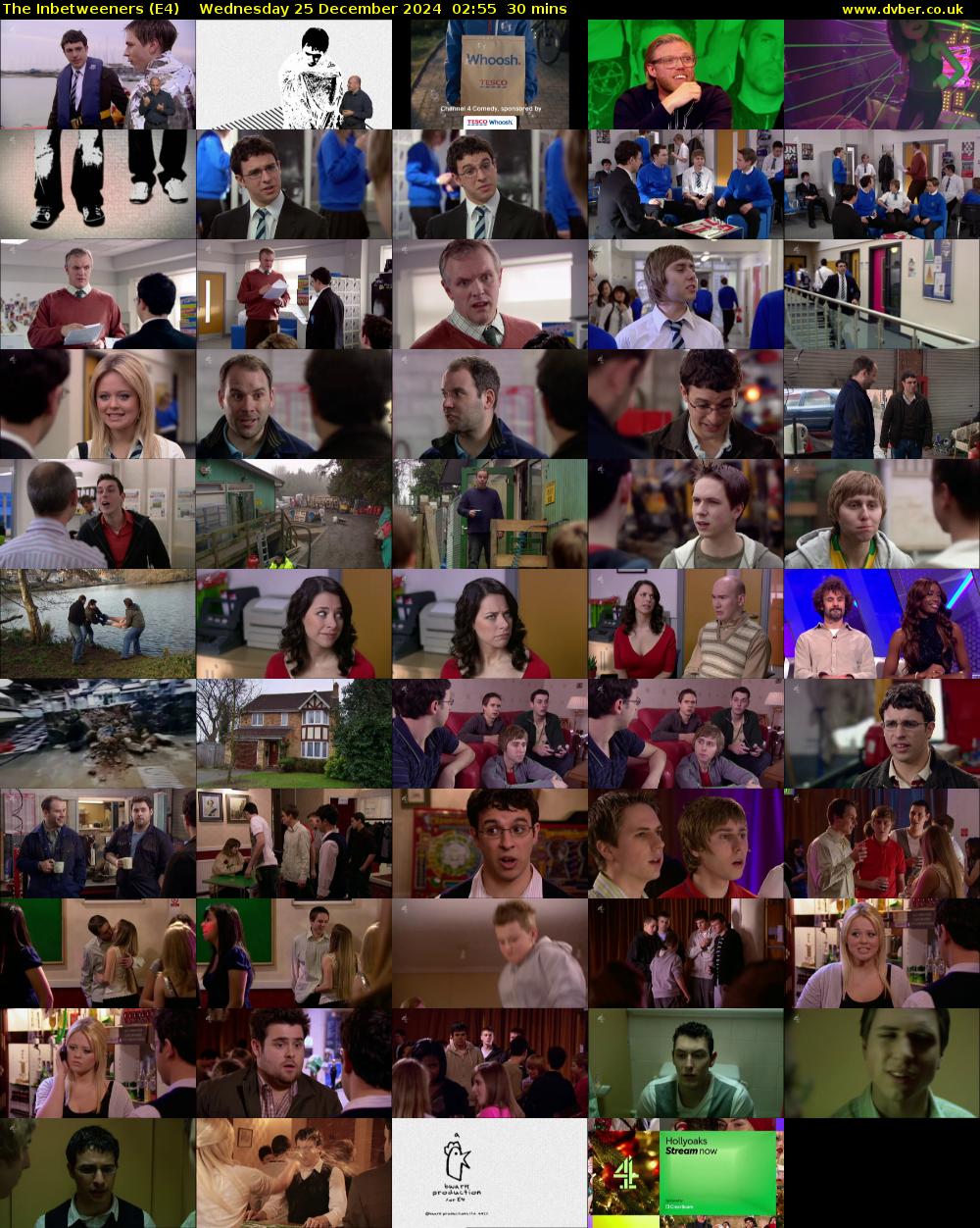The Inbetweeners (E4) Wednesday 25 December 2024 02:55 - 03:25