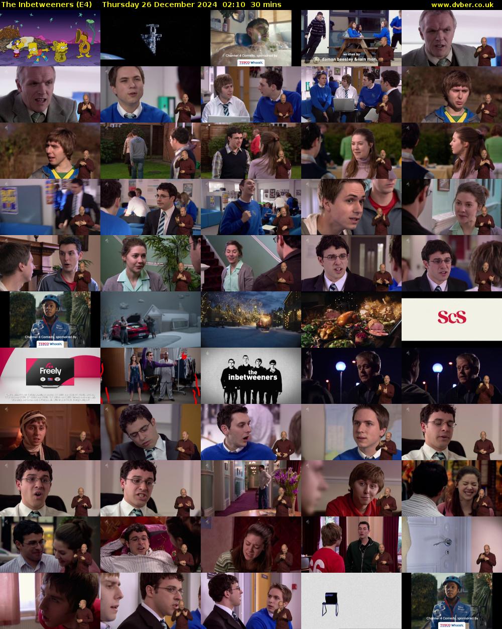 The Inbetweeners (E4) Thursday 26 December 2024 02:10 - 02:40