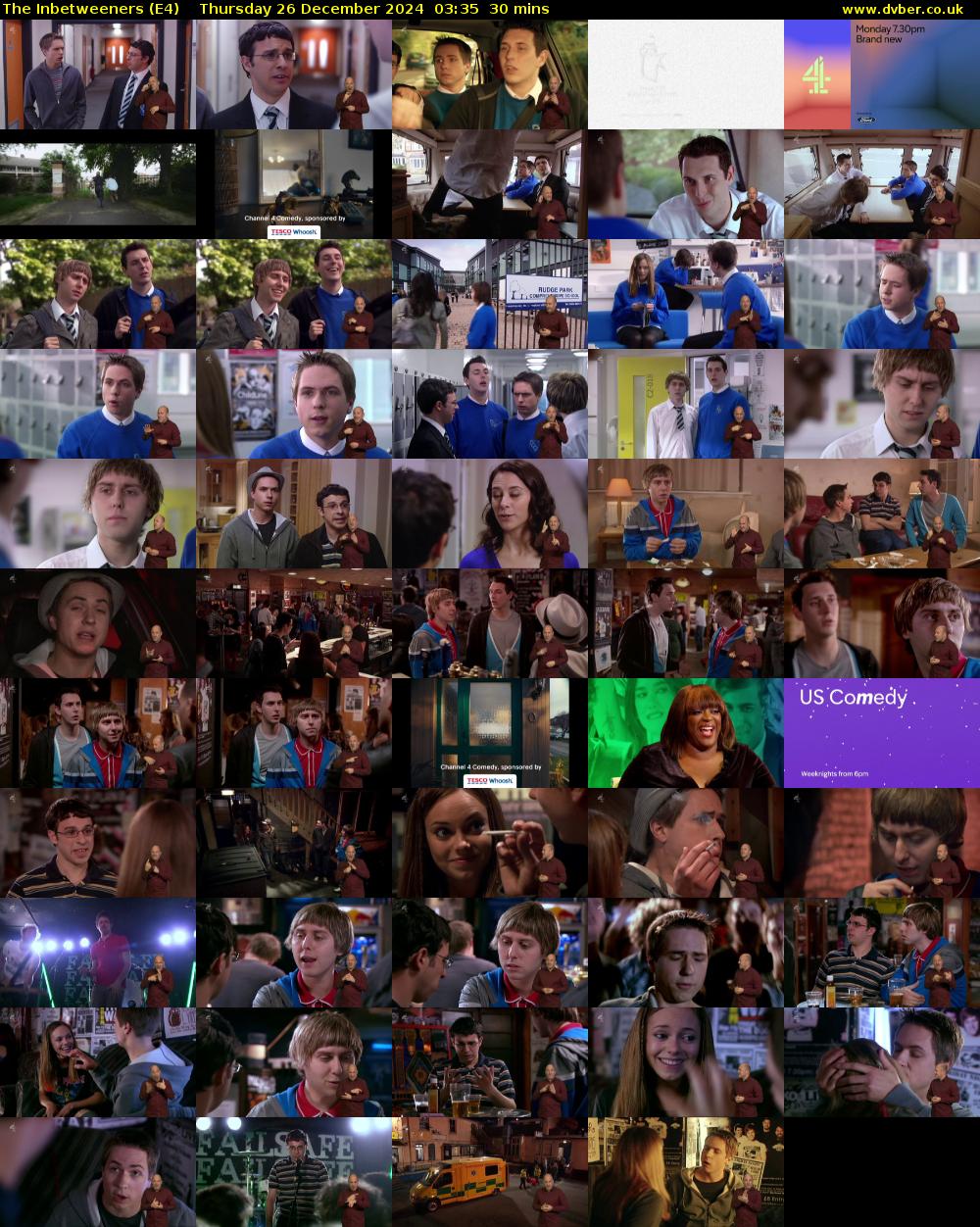 The Inbetweeners (E4) Thursday 26 December 2024 03:35 - 04:05