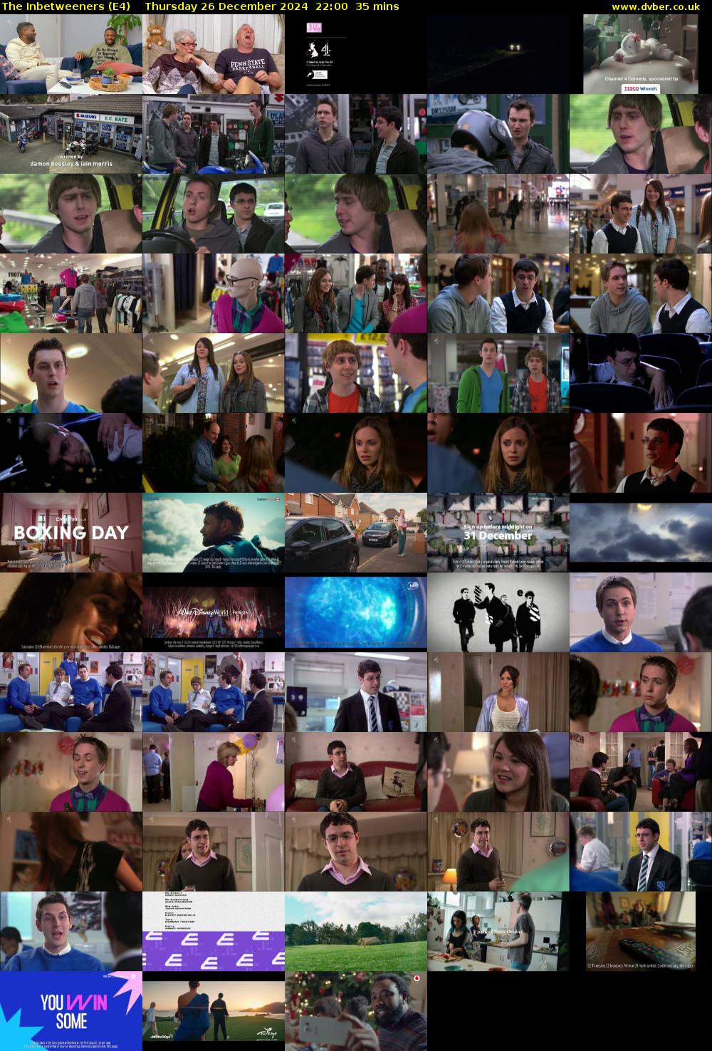 The Inbetweeners (E4) Thursday 26 December 2024 22:00 - 22:35