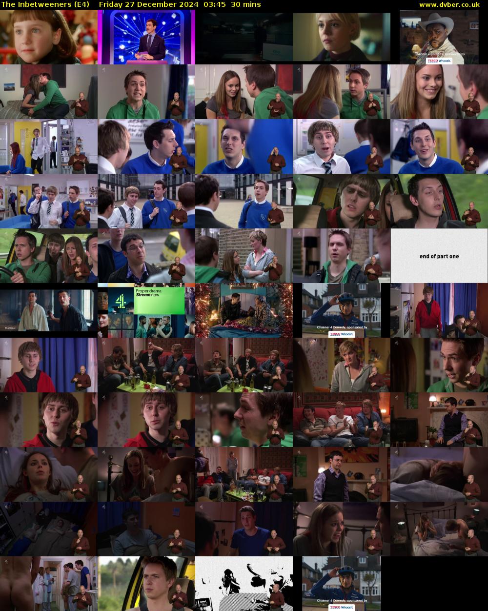 The Inbetweeners (E4) Friday 27 December 2024 03:45 - 04:15