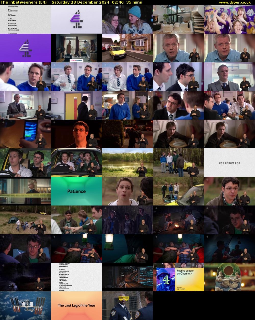 The Inbetweeners (E4) Saturday 28 December 2024 02:40 - 03:15