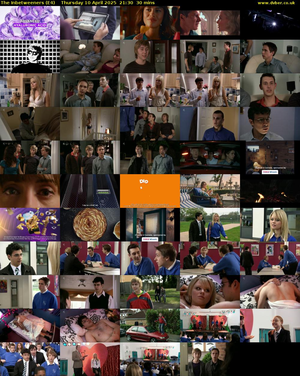 The Inbetweeners (E4) Thursday 10 April 2025 21:30 - 22:00
