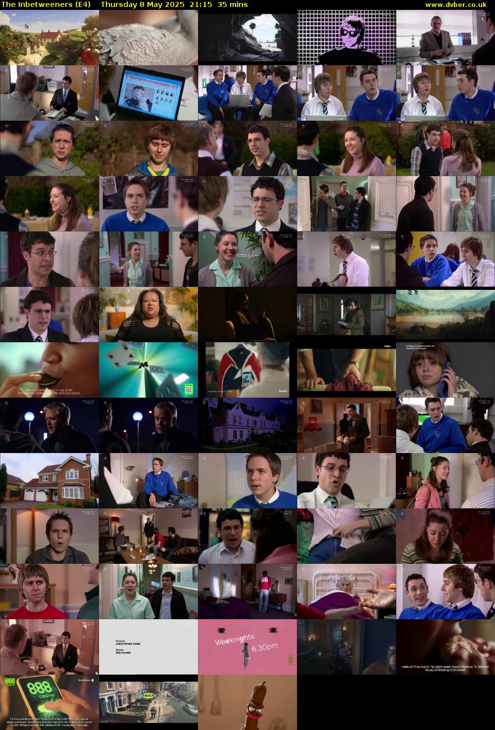 The Inbetweeners (E4) Thursday 8 May 2025 21:15 - 21:50