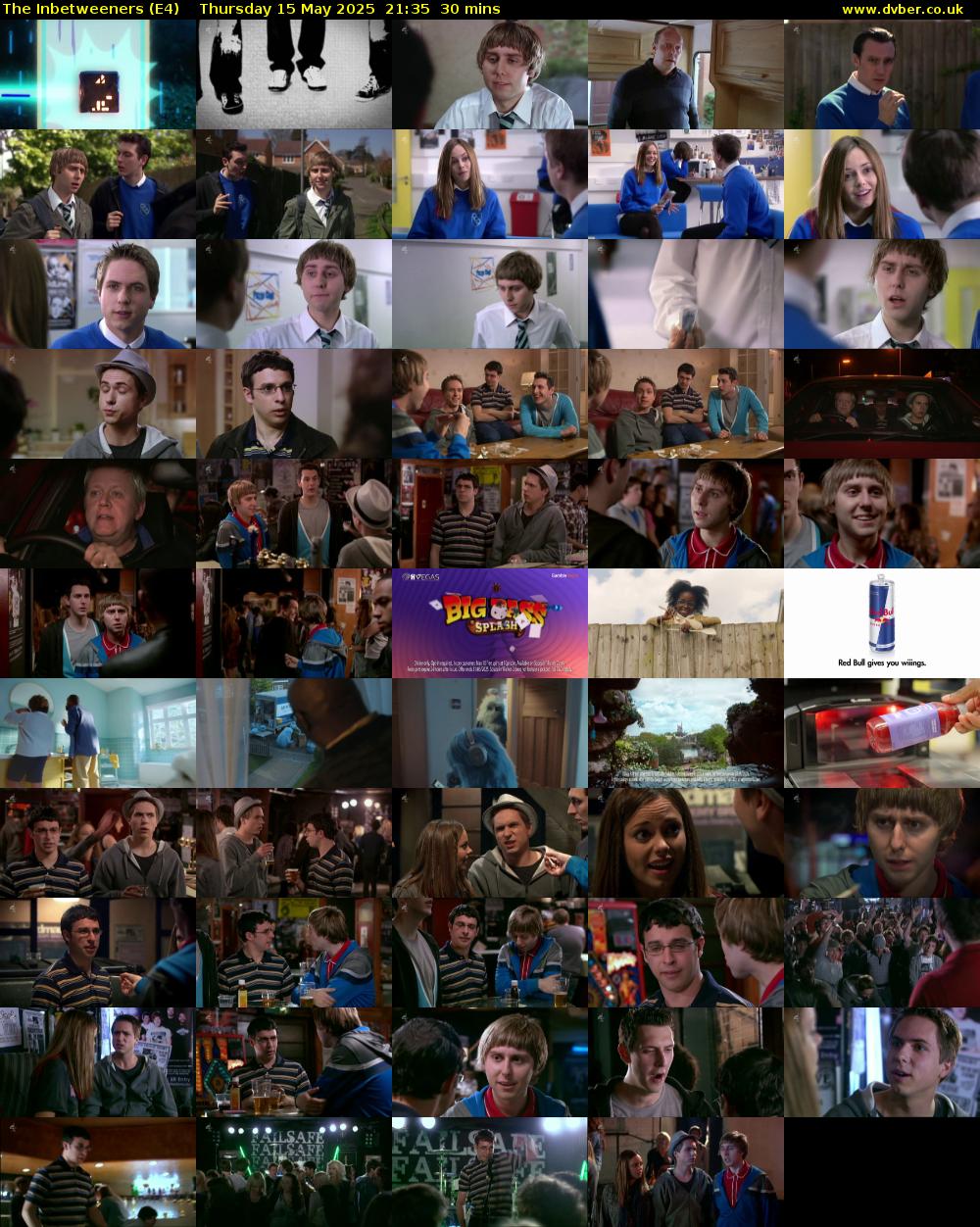 The Inbetweeners (E4) Thursday 15 May 2025 21:35 - 22:05
