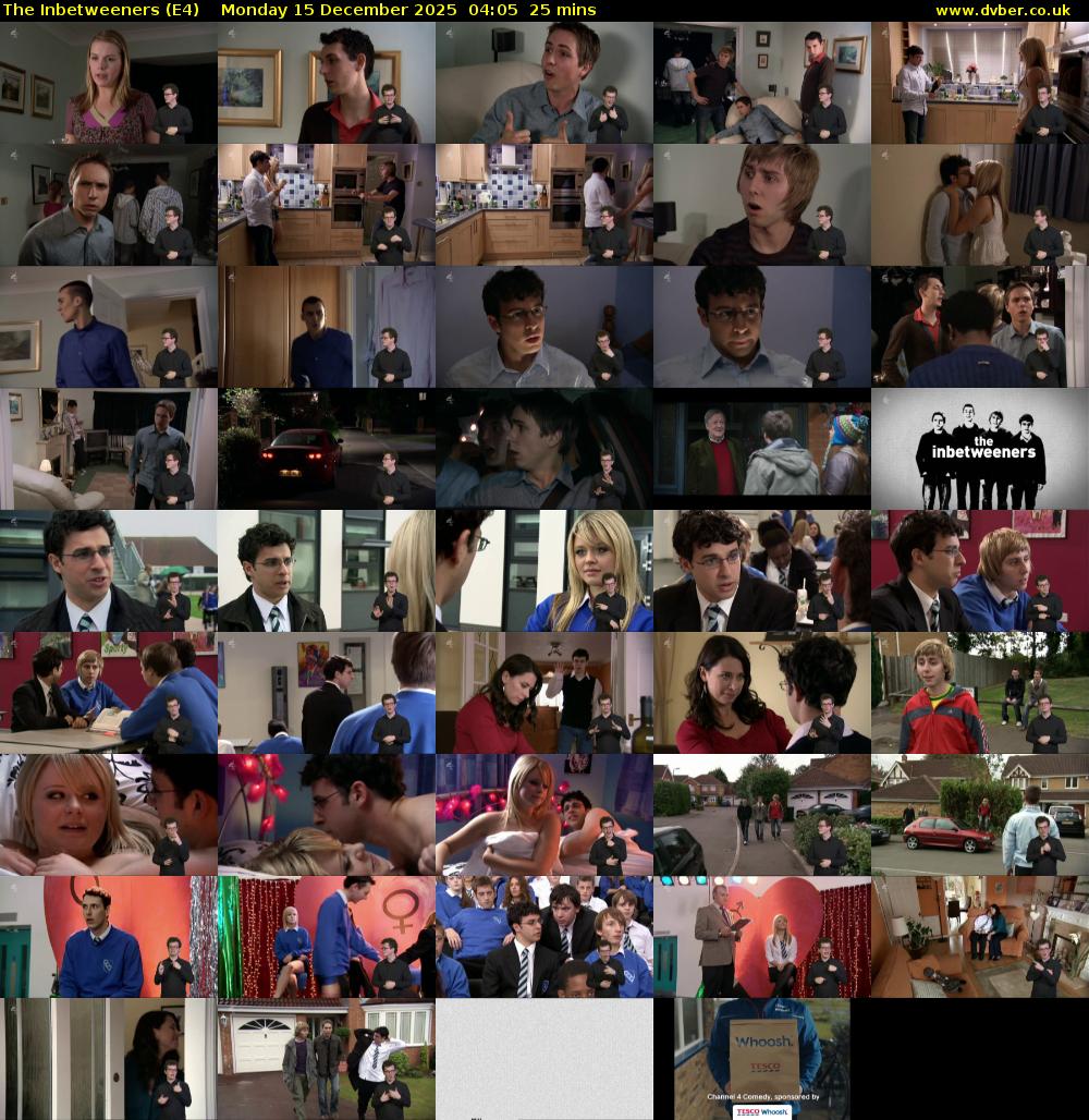The Inbetweeners (E4) Monday 15 December 2025 04:05 - 04:30