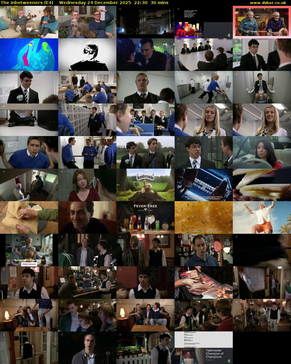 The Inbetweeners (E4) Wednesday 24 December 2025 22:30 - 23:00