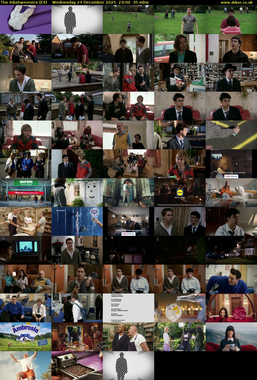 The Inbetweeners (E4) Wednesday 24 December 2025 23:00 - 23:35