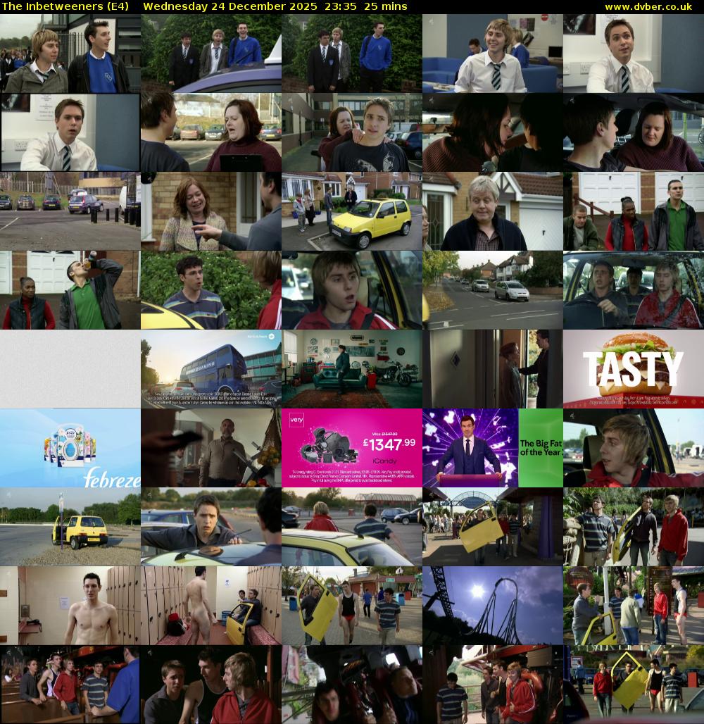 The Inbetweeners (E4) Wednesday 24 December 2025 23:35 - 00:00