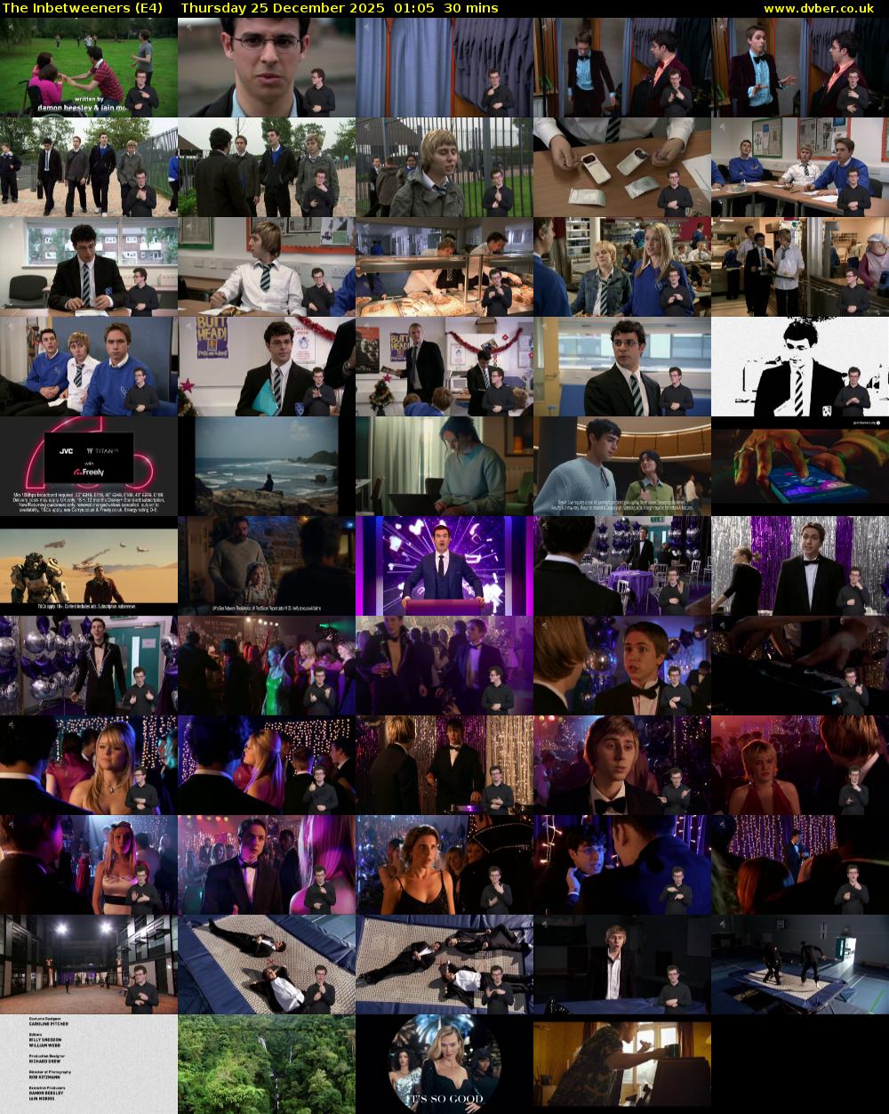 The Inbetweeners (E4) Thursday 25 December 2025 01:05 - 01:35