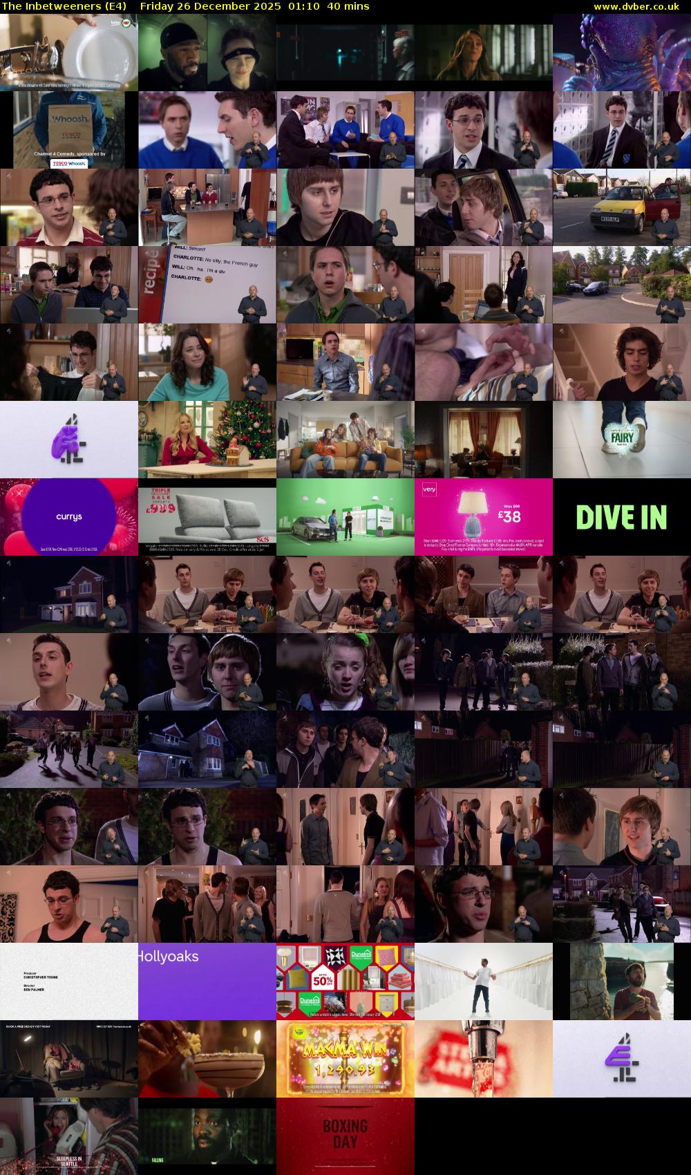 The Inbetweeners (E4) Friday 26 December 2025 01:10 - 01:50