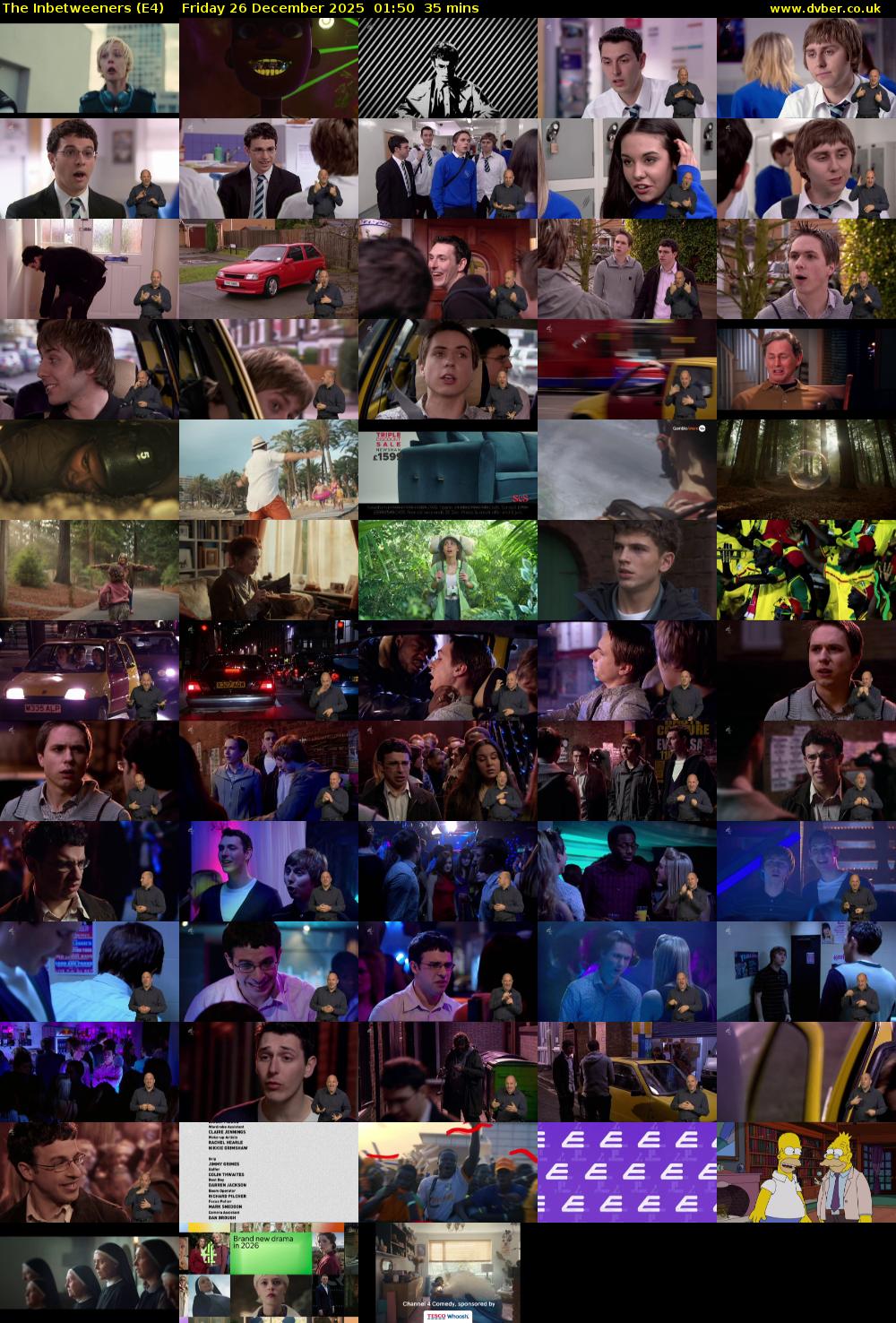 The Inbetweeners (E4) Friday 26 December 2025 01:50 - 02:25