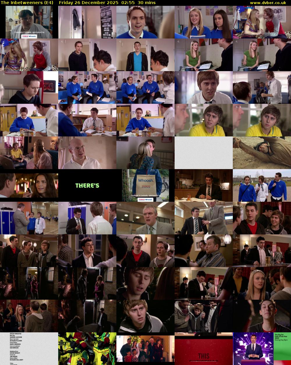 The Inbetweeners (E4) Friday 26 December 2025 02:55 - 03:25