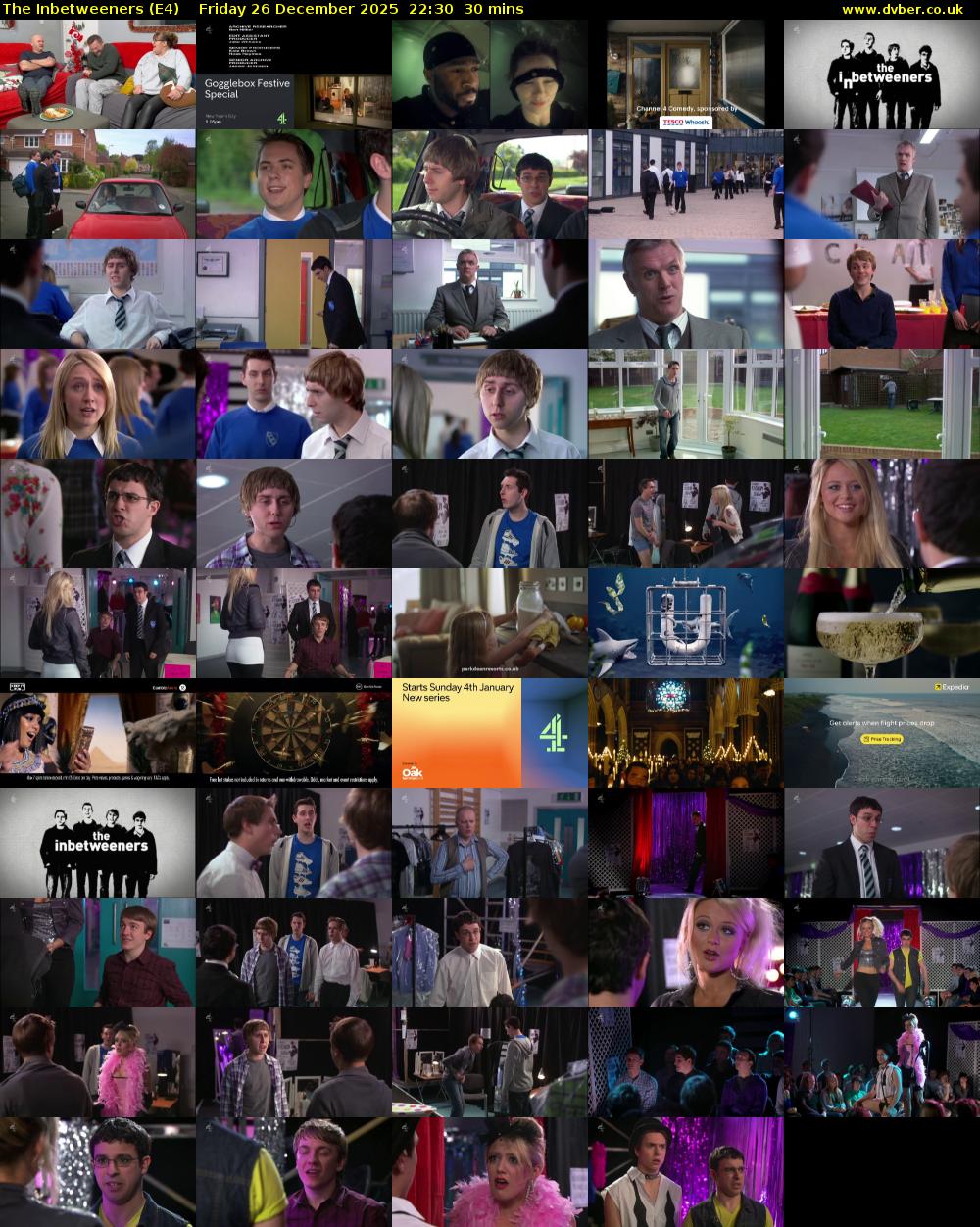 The Inbetweeners (E4) Friday 26 December 2025 22:30 - 23:00