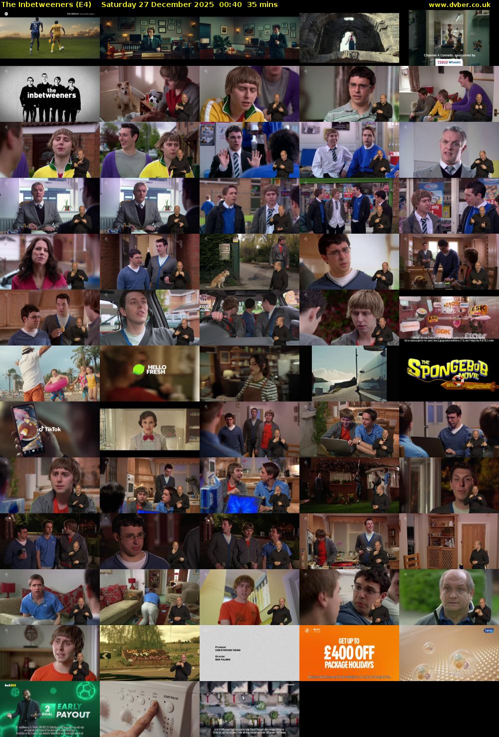 The Inbetweeners (E4) Saturday 27 December 2025 00:40 - 01:15