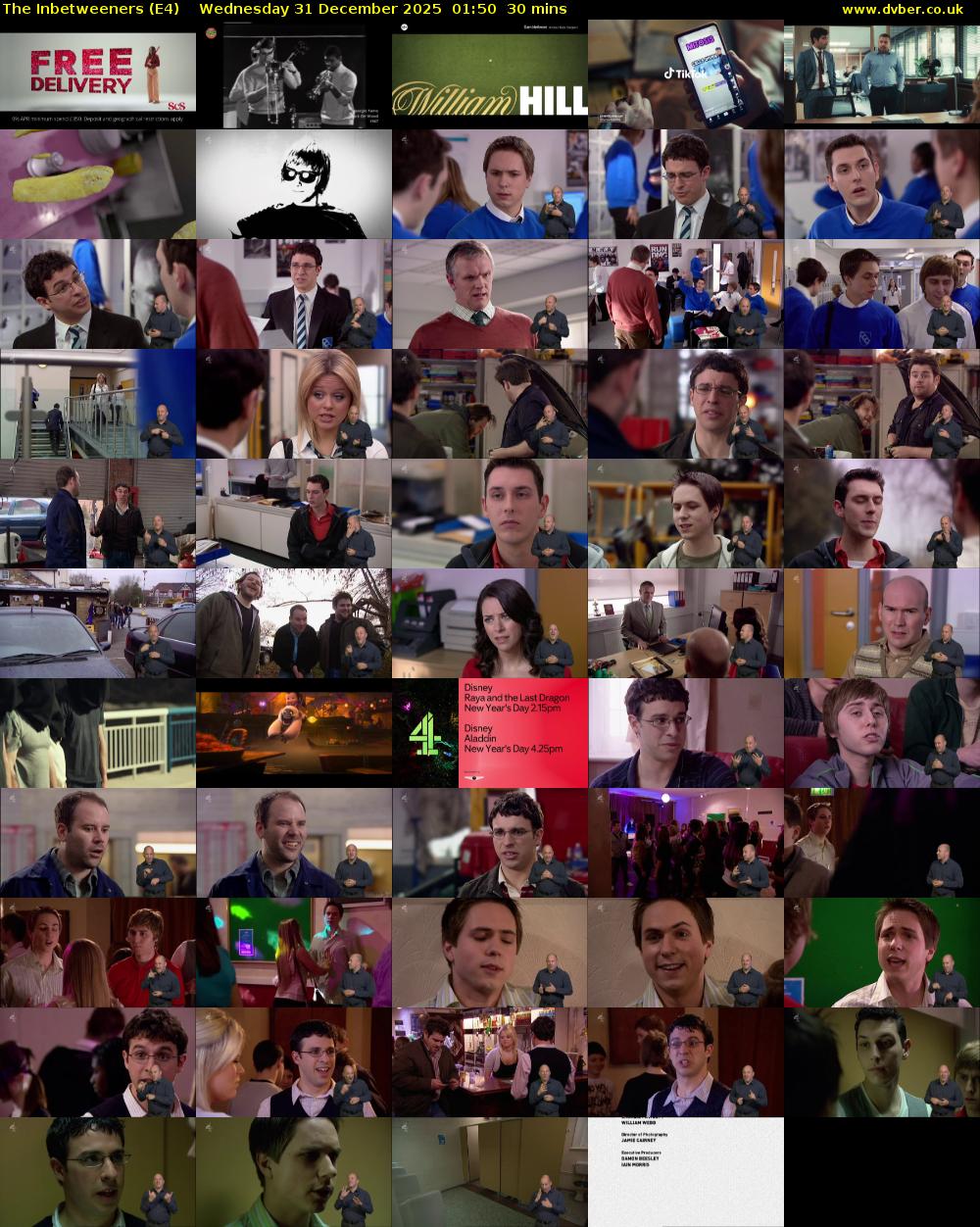 The Inbetweeners (E4) Wednesday 31 December 2025 01:50 - 02:20