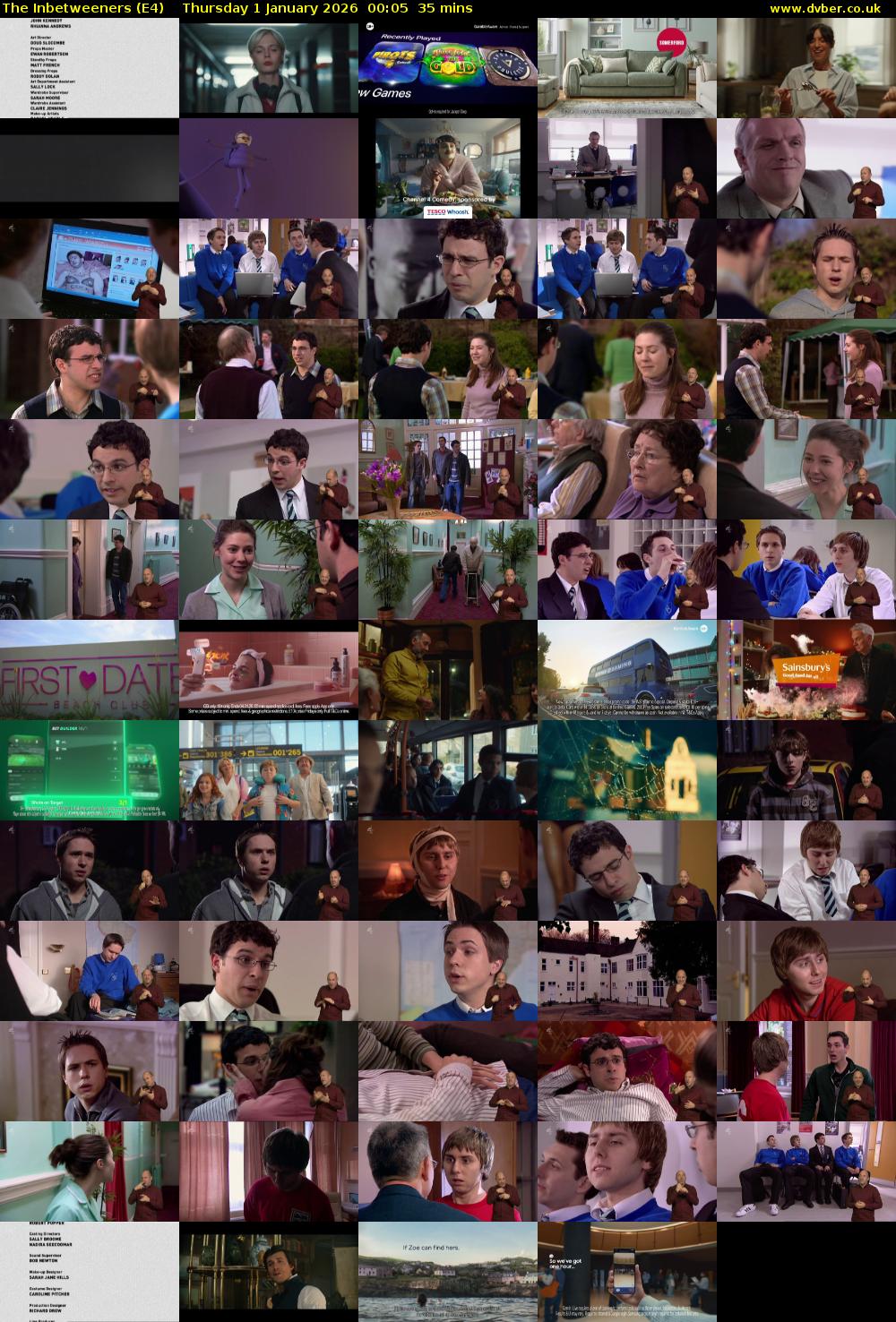 The Inbetweeners (E4) Thursday 1 January 2026 00:05 - 00:40