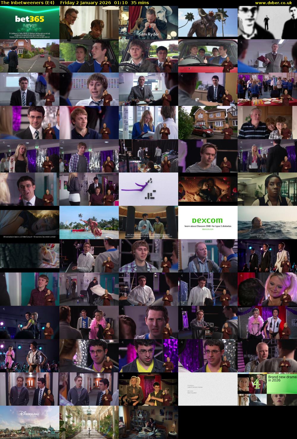 The Inbetweeners (E4) Friday 2 January 2026 01:10 - 01:45