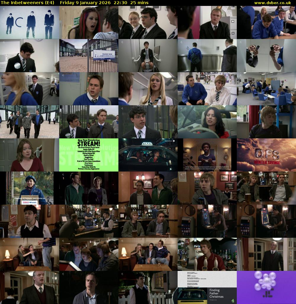 The Inbetweeners (E4) Friday 9 January 2026 22:30 - 22:55