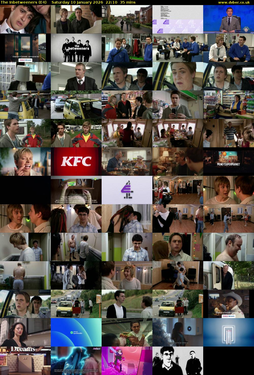 The Inbetweeners (E4) Saturday 10 January 2026 22:10 - 22:45
