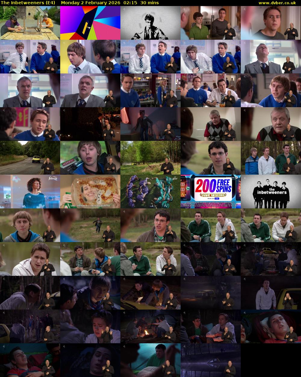 The Inbetweeners (E4) Monday 2 February 2026 02:15 - 02:45