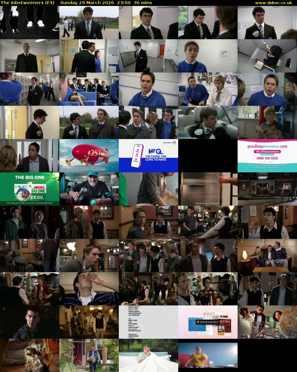 The Inbetweeners (E4) Sunday 29 March 2026 23:00 - 23:30