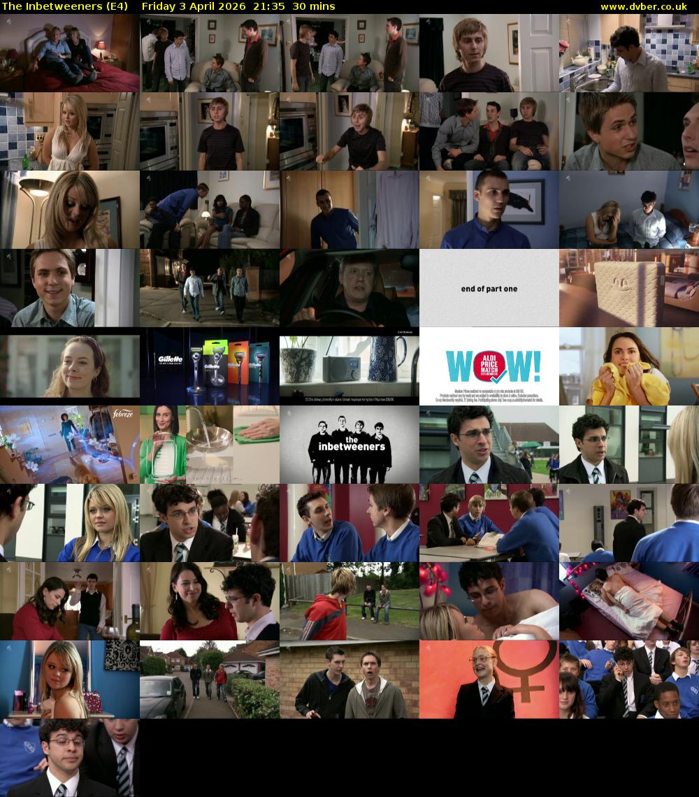 The Inbetweeners (E4) Friday 3 April 2026 21:35 - 22:05