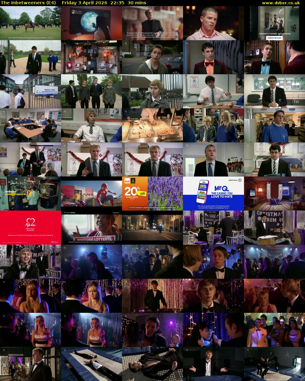 The Inbetweeners (E4) Friday 3 April 2026 22:35 - 23:05