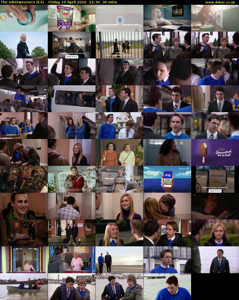 The Inbetweeners (E4) Friday 10 April 2026 22:30 - 23:00