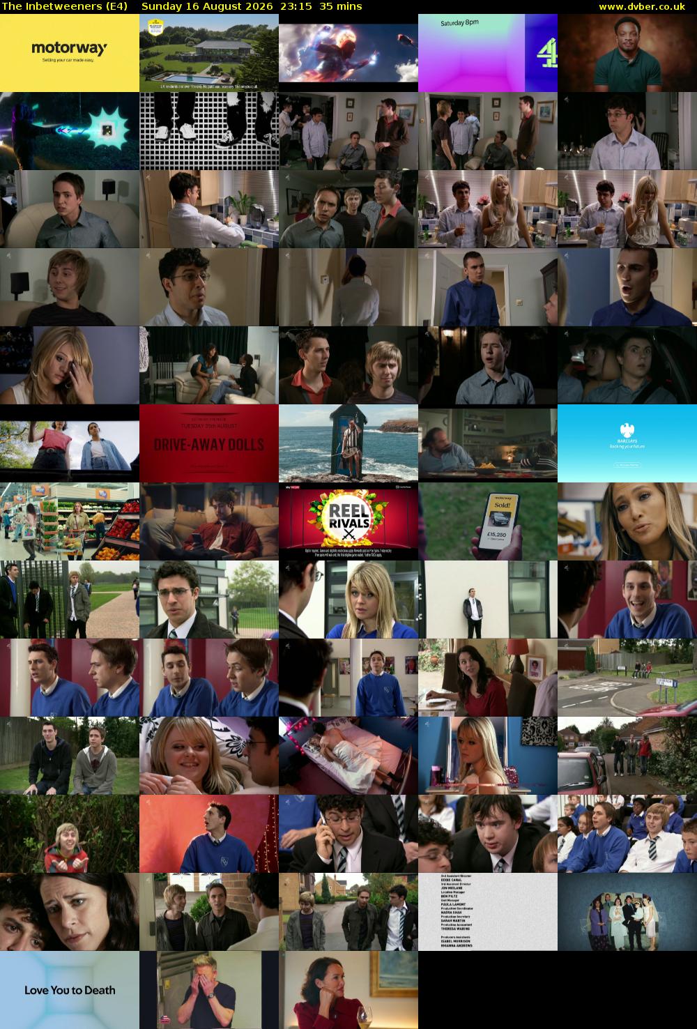 The Inbetweeners (E4) Sunday 16 August 2026 23:15 - 23:50