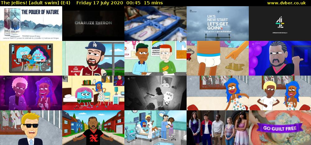 The Jellies! [adult swim] (E4) Friday 17 July 2020 00:45 - 01:00
