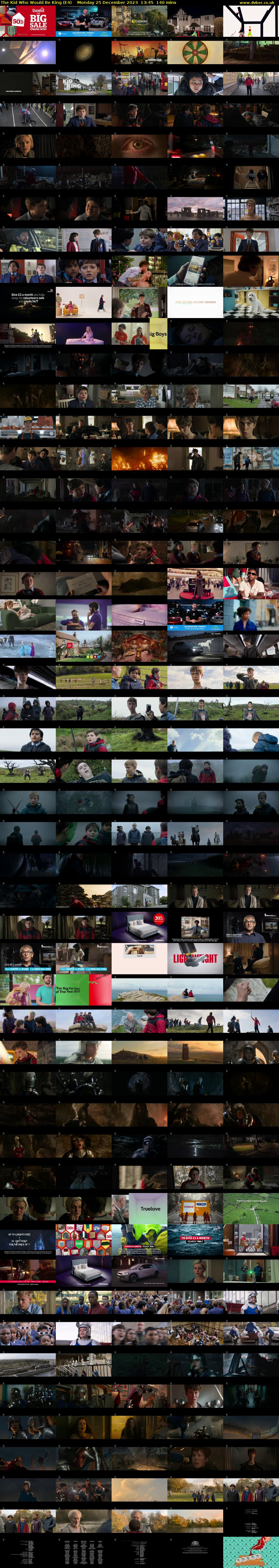 The Kid Who Would Be King (E4) Monday 25 December 2023 13:45 - 16:05