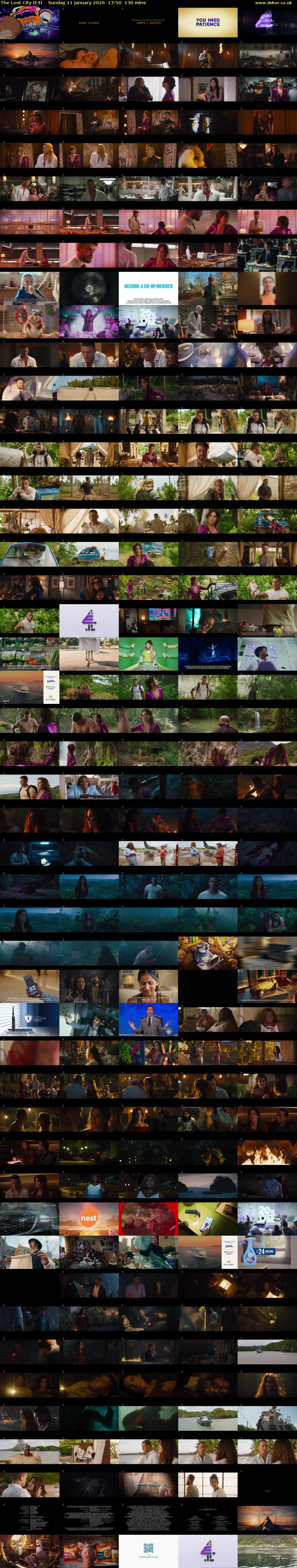 The Lost City (E4) Sunday 11 January 2026 17:50 - 20:00