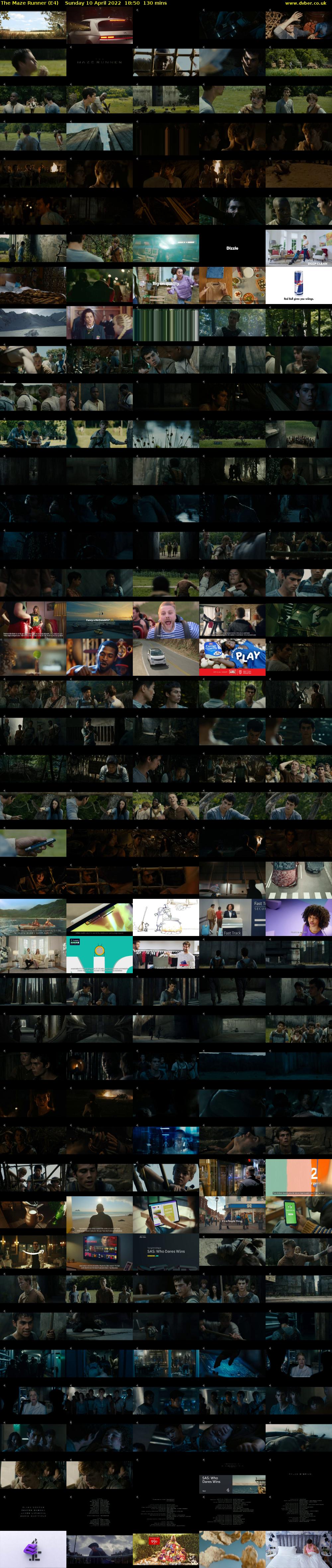 The Maze Runner (E4) Sunday 10 April 2022 18:50 - 21:00