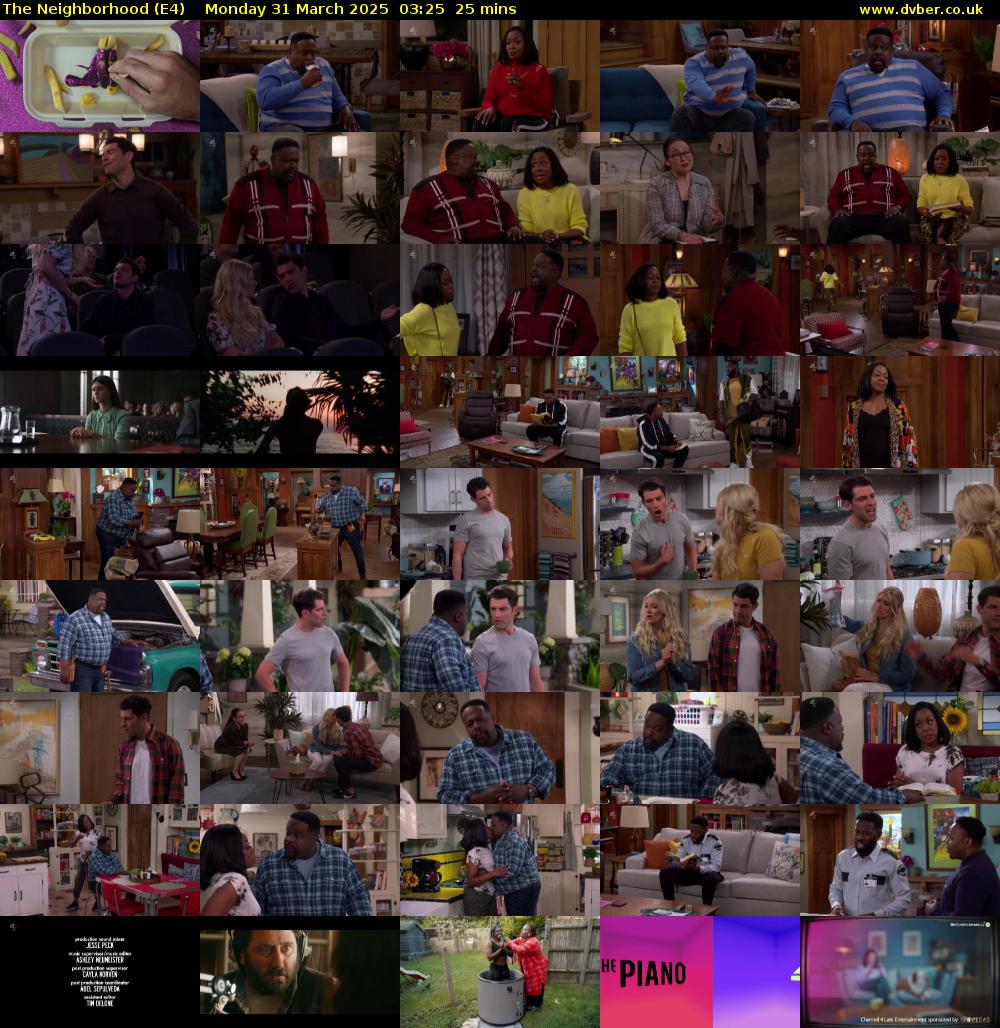 The Neighborhood (E4) Monday 31 March 2025 03:25 - 03:50
