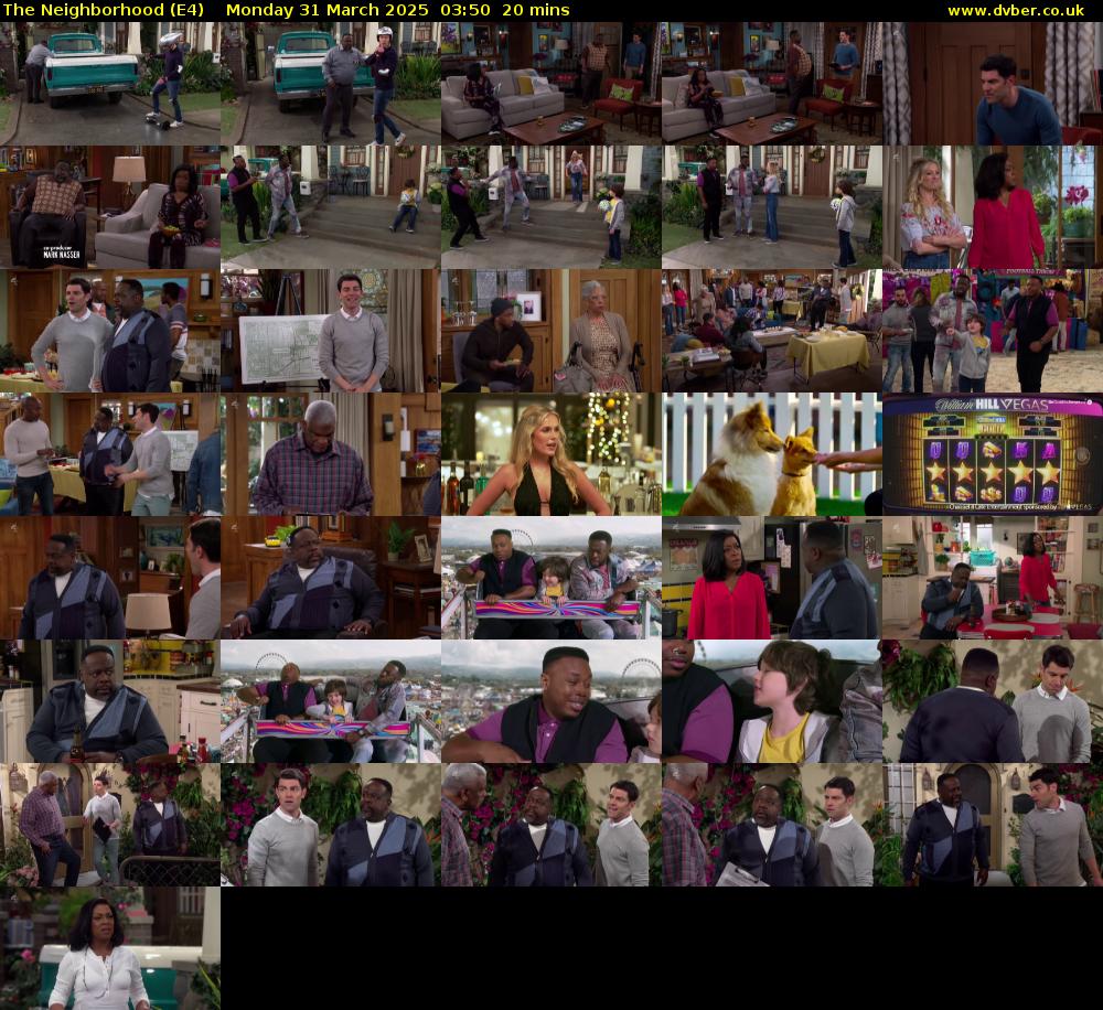 The Neighborhood (E4) Monday 31 March 2025 03:50 - 04:10