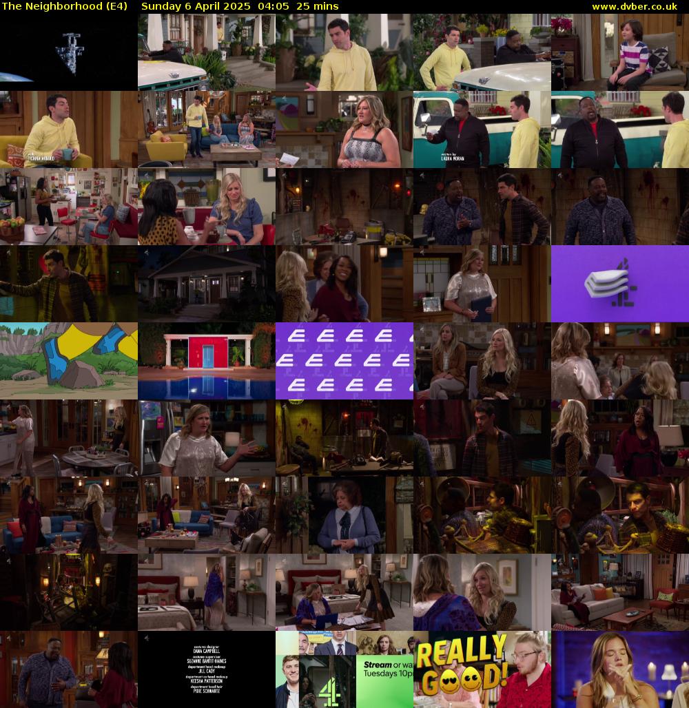 The Neighborhood (E4) Sunday 6 April 2025 04:05 - 04:30