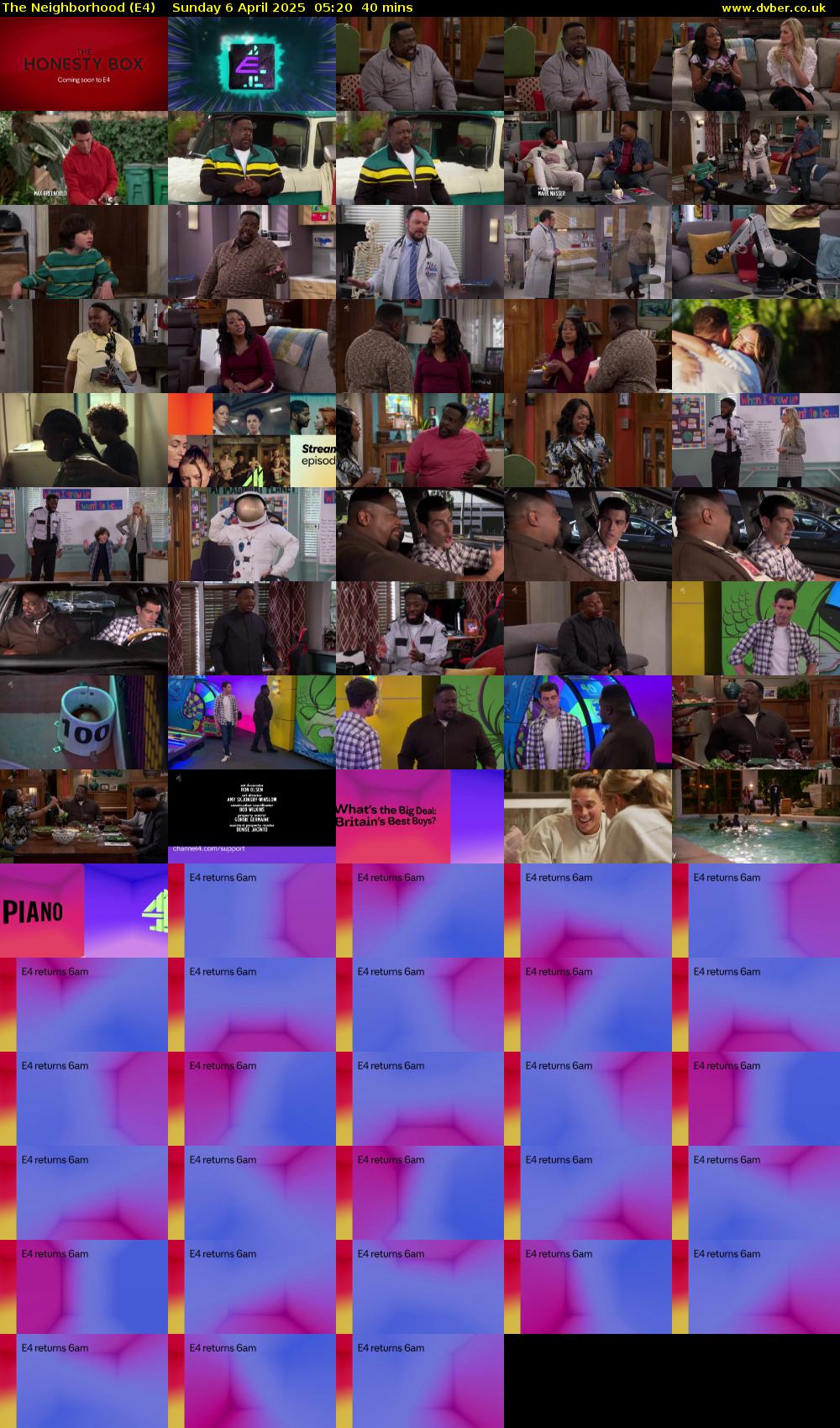 The Neighborhood (E4) Sunday 6 April 2025 05:20 - 06:00