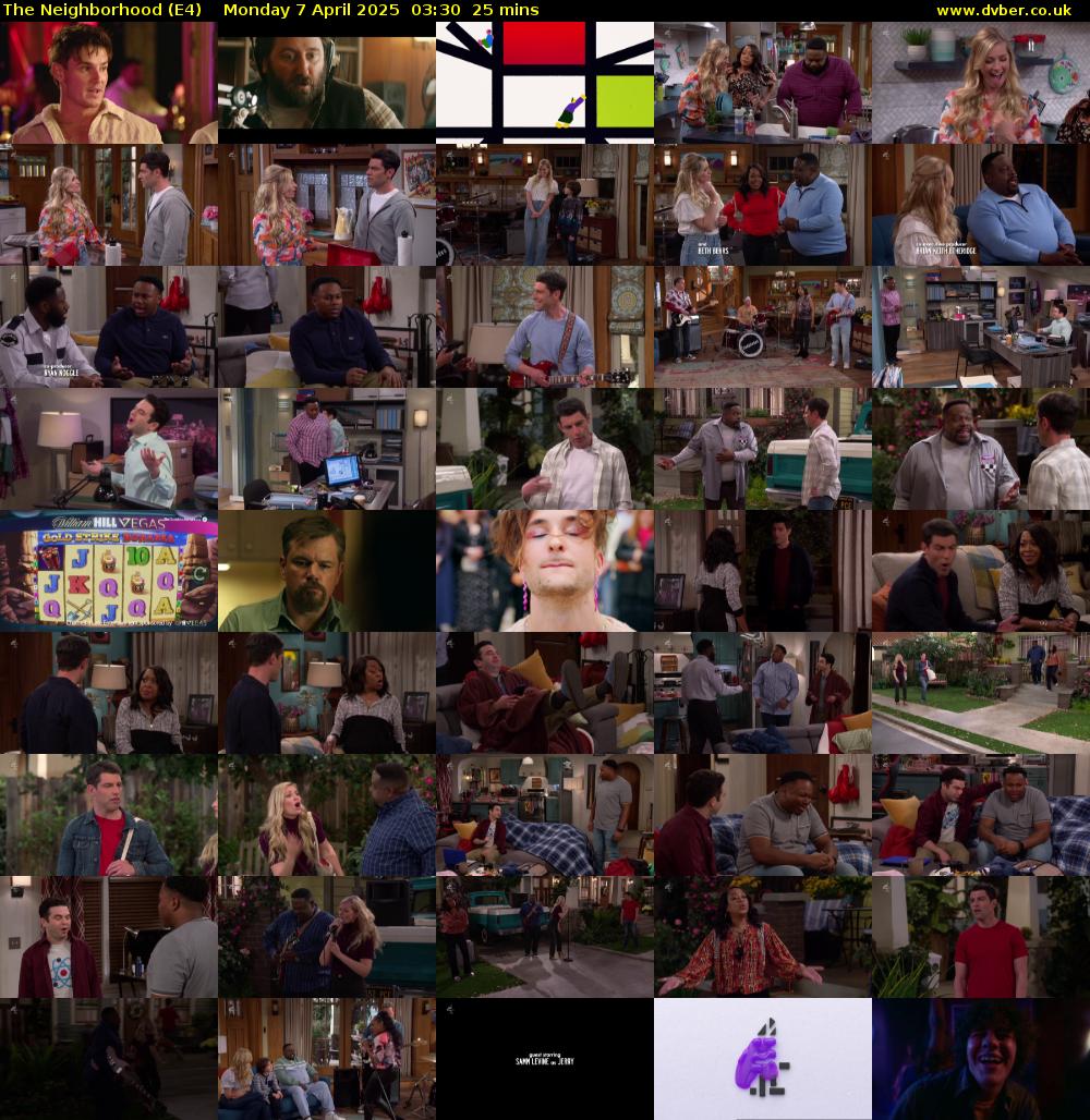 The Neighborhood (E4) Monday 7 April 2025 03:30 - 03:55