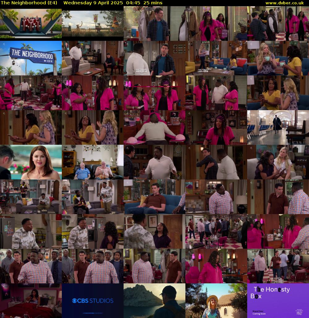 The Neighborhood (E4) Wednesday 9 April 2025 04:45 - 05:10