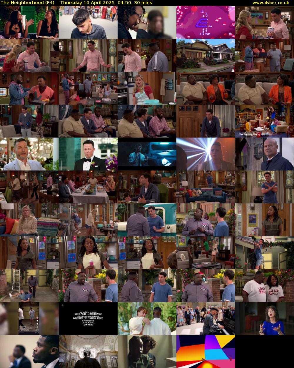 The Neighborhood (E4) Thursday 10 April 2025 04:50 - 05:20
