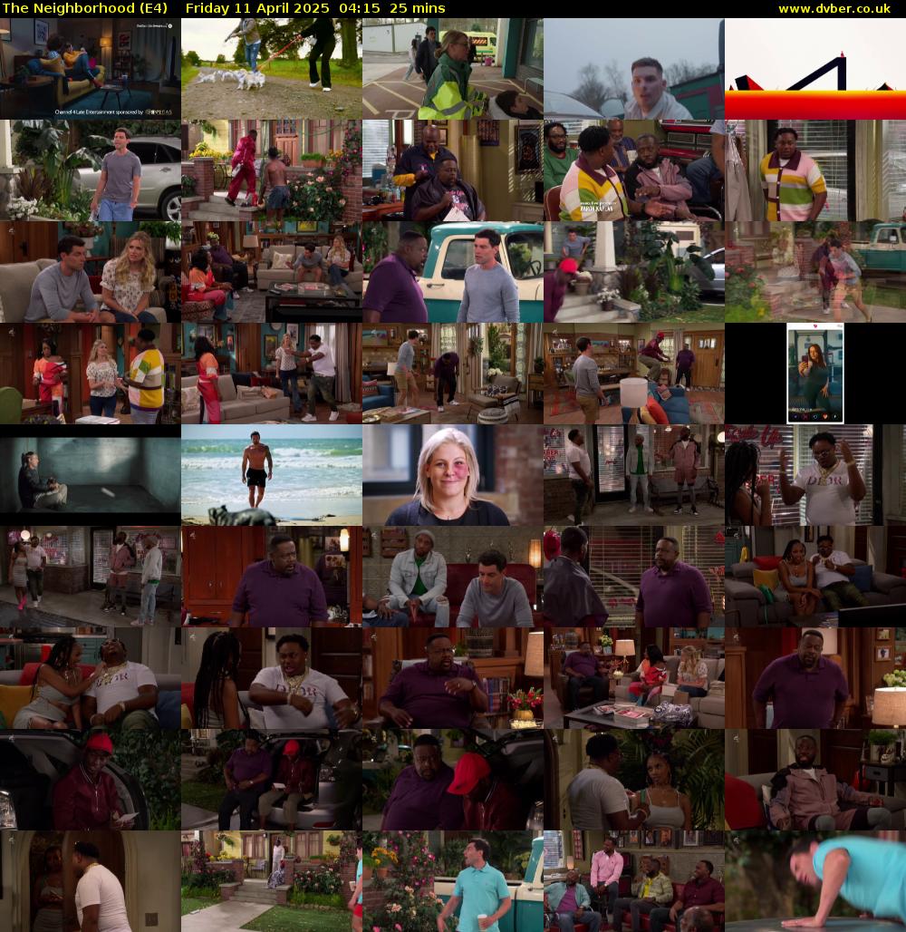 The Neighborhood (E4) Friday 11 April 2025 04:15 - 04:40