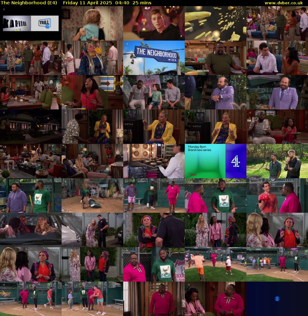 The Neighborhood (E4) Friday 11 April 2025 04:40 - 05:05